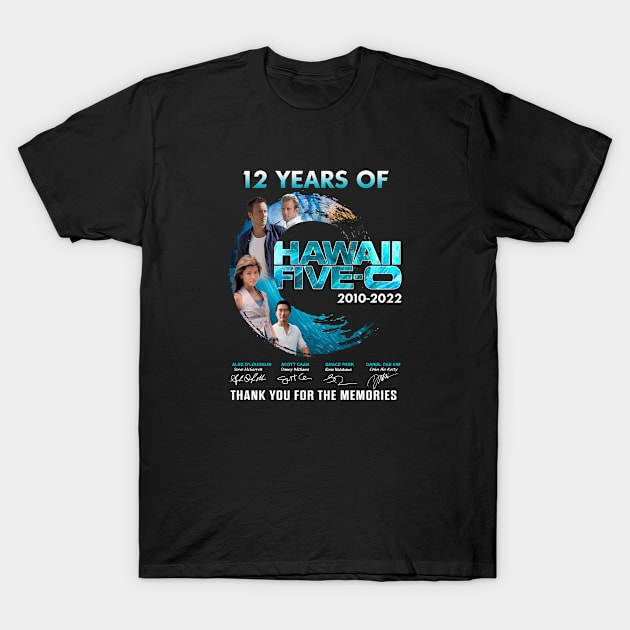 12 Years Hawaii Five-0 Tv Series Thank You T-Shirt by chancgrantc@gmail.com